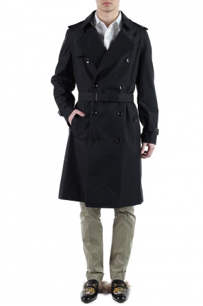 Patched double-breasted trench coat, zdjęcie 2 Patched double-breasted trench coat od Gucci